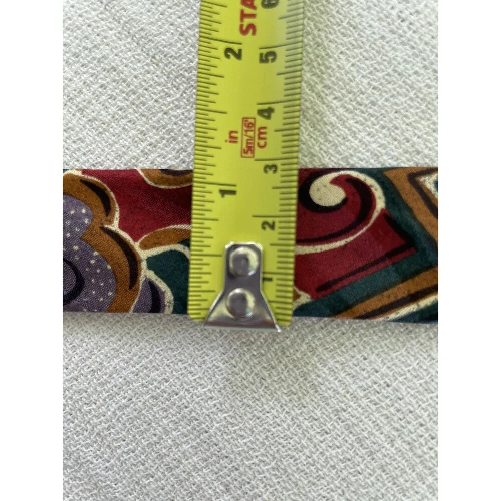 Vintage DON LOPER* BEVERLY HILLS Men's Tie Multi-Color Floral, 100% Italian Silk